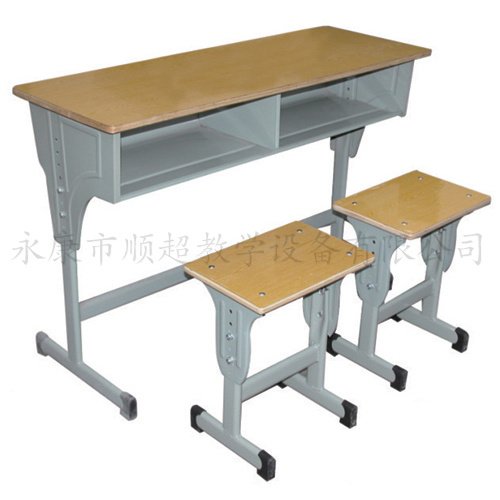 双人单层方凳课桌椅 SC-80115