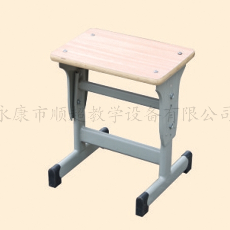 Steel wood small square stool SC - 8025